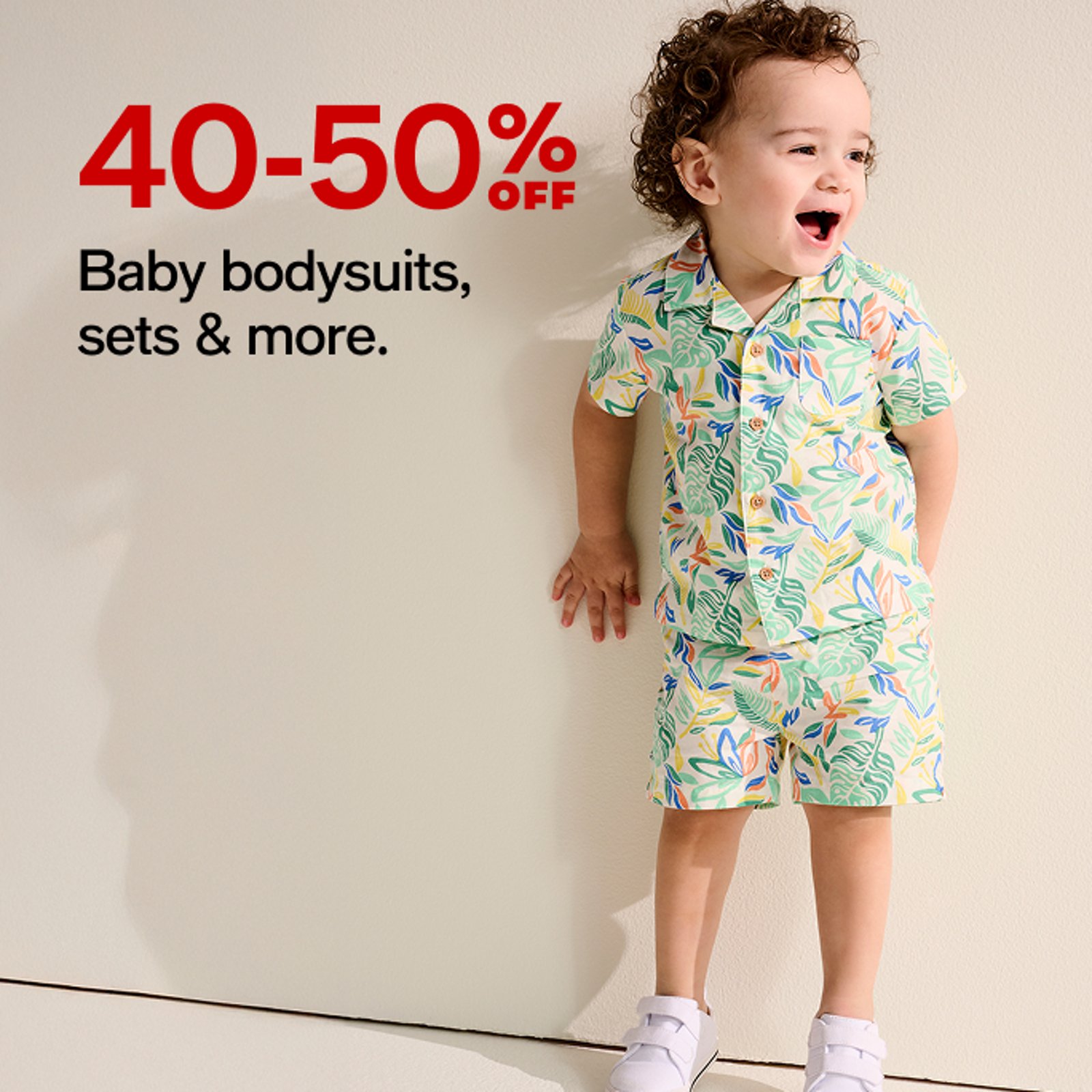 40-50% Off baby bobysuits sets & more