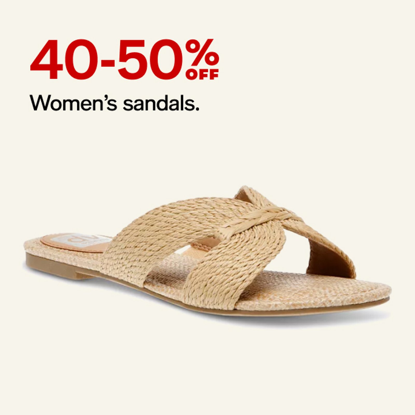 40-50% off Women's Sandals