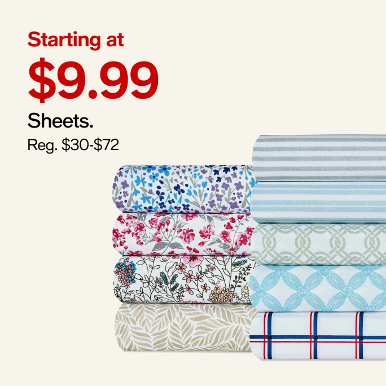 Starting at $9.99